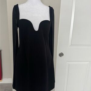 Princess Polly Black Long Sleeve Dress